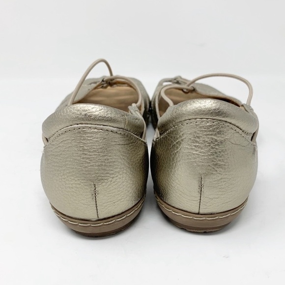 Earth Aloha washed gold sandal gladiator style leather 9B - Picture 3 of 8